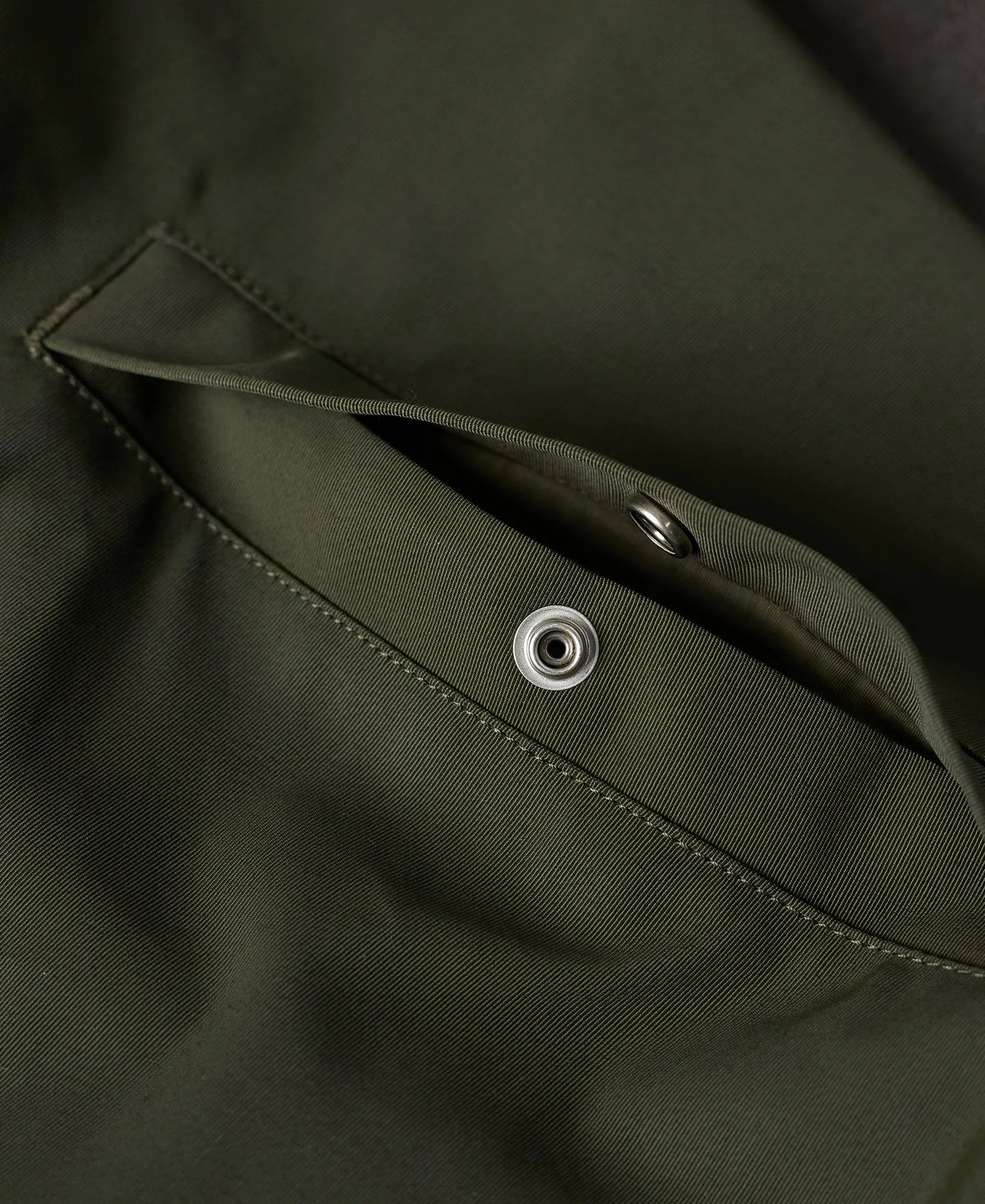 60/40 Water-Repellent Coach Jacket - Olive