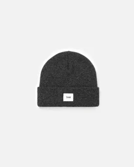 7 AM Heather Black Beanie