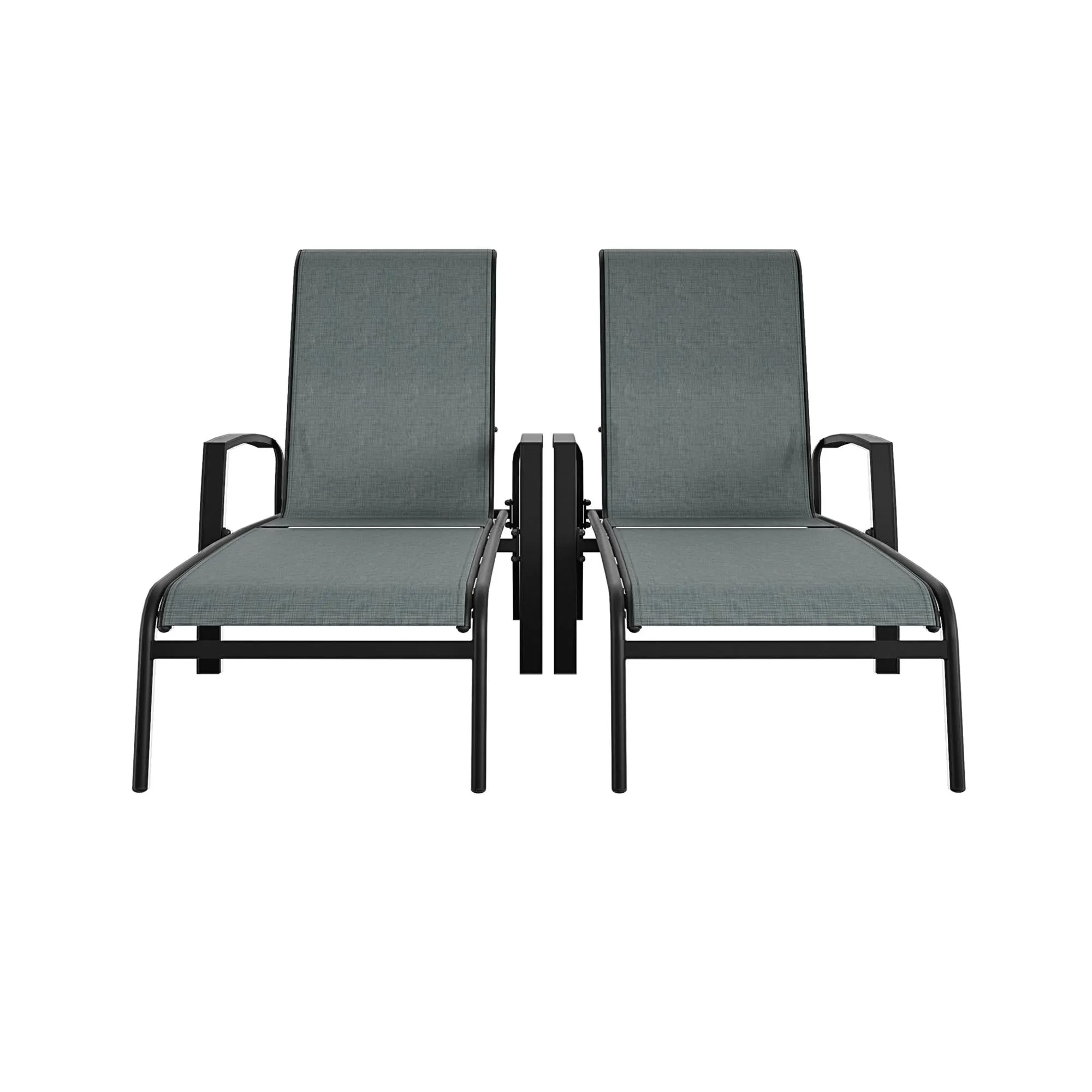 Adjustable Aluminum Chaise Lounge Chair