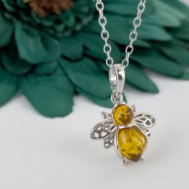 Amber Honey Bee Pendant - VP1108