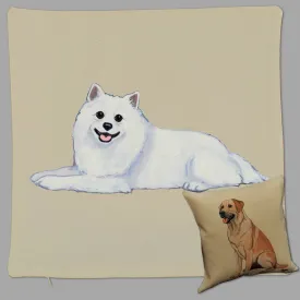 American Eskimo Dog Pillow Cover