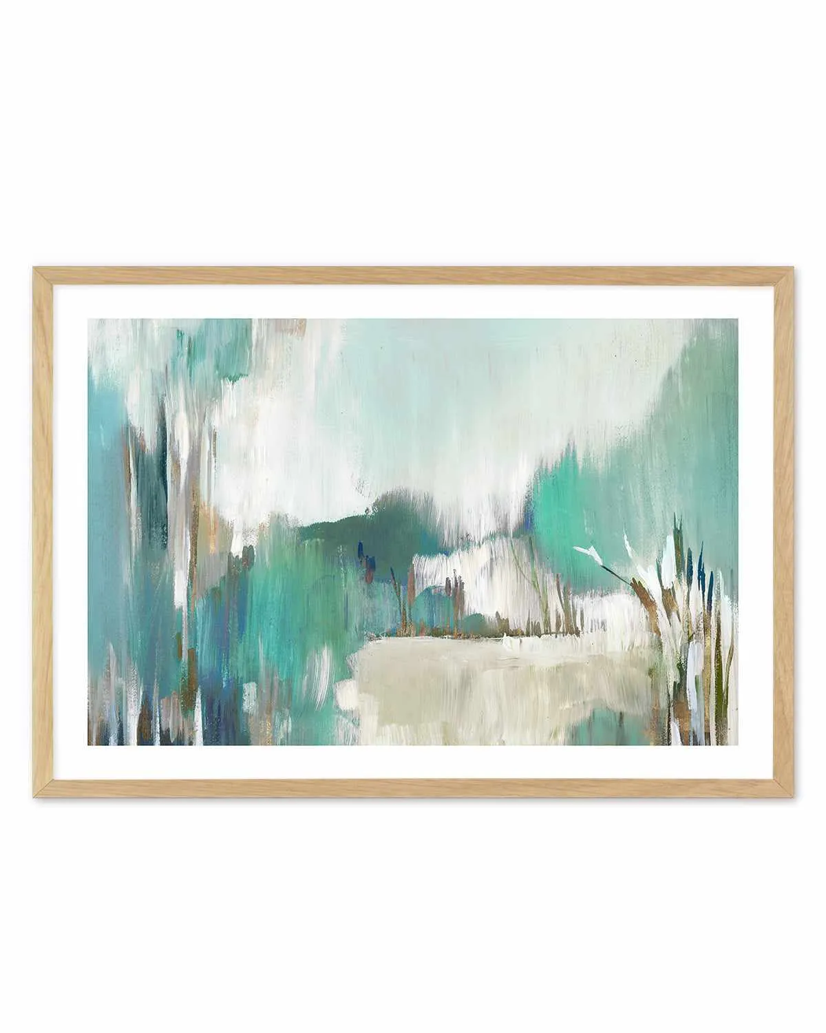 Approaching Art Print