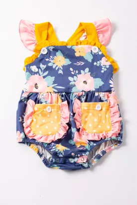 BABY FLORAL ONESIE