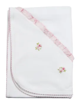 Baby Girl's Flower Bouquets Blanket