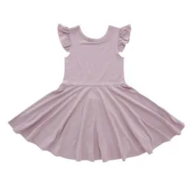 Bamberry x Kryz Flutter Dress Kids - Lilac