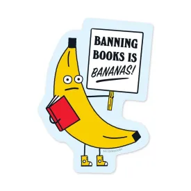 Banana Books | Vinyl Sticker