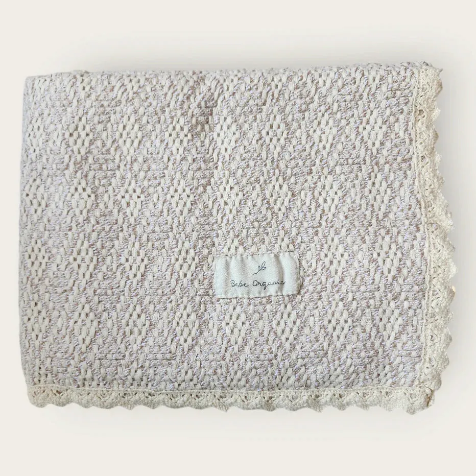 Bebe Organic Crochet Blanket