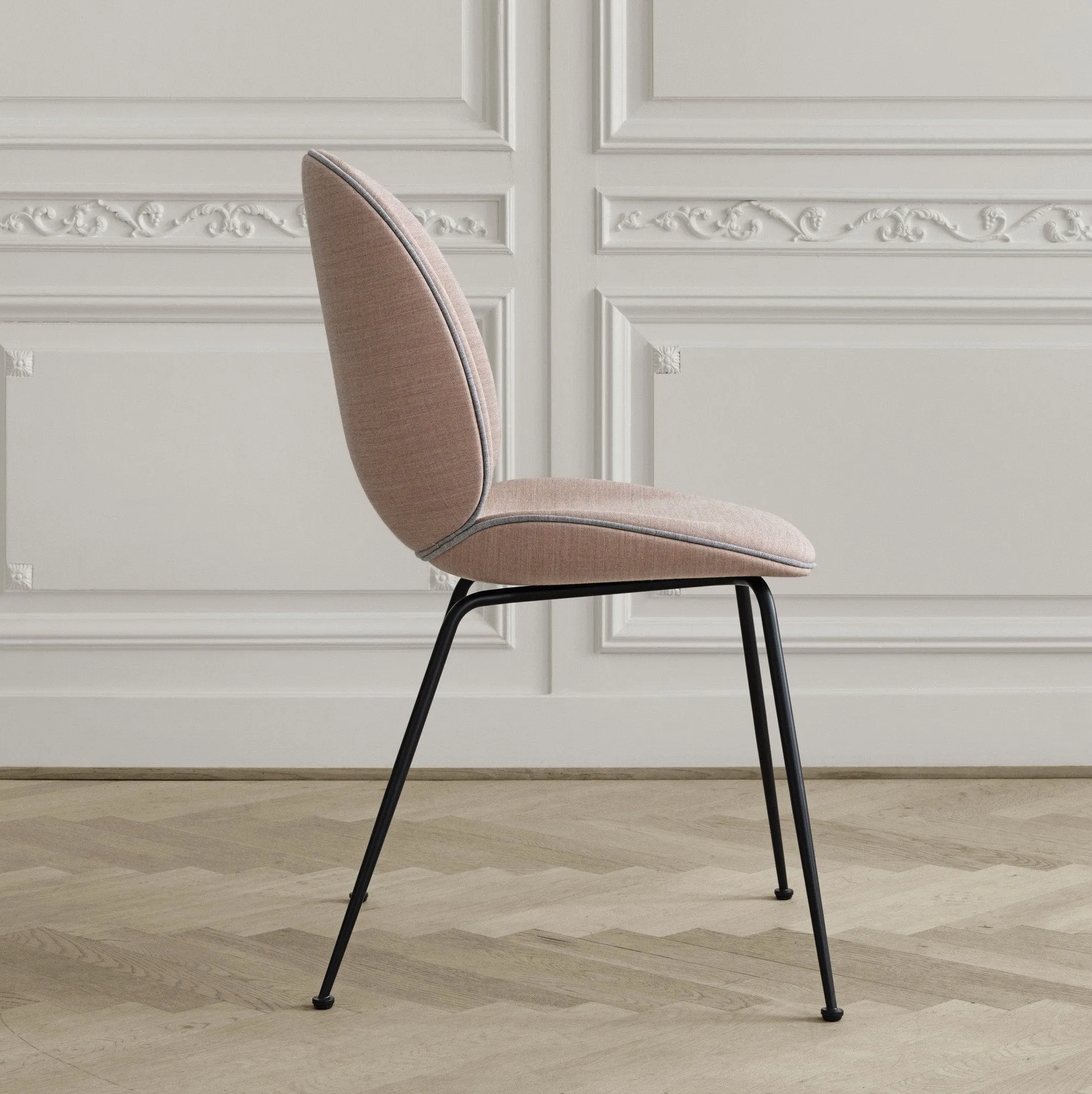 Beetle Dining Chair - Conic Base - Fully Upholstered