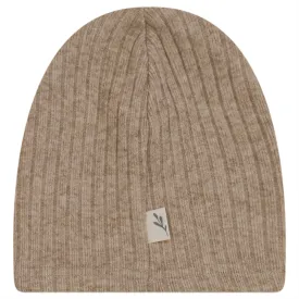 Bondoux Bebe Oat Ribbed Knit Hat