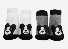 Boston Terrier Rattle Socks