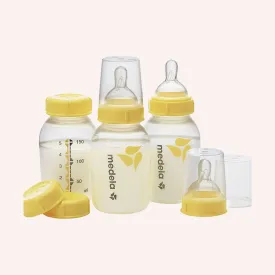 Breastmilk Bottle 150ml - Wide Base Slow Flow Teat - 3pk