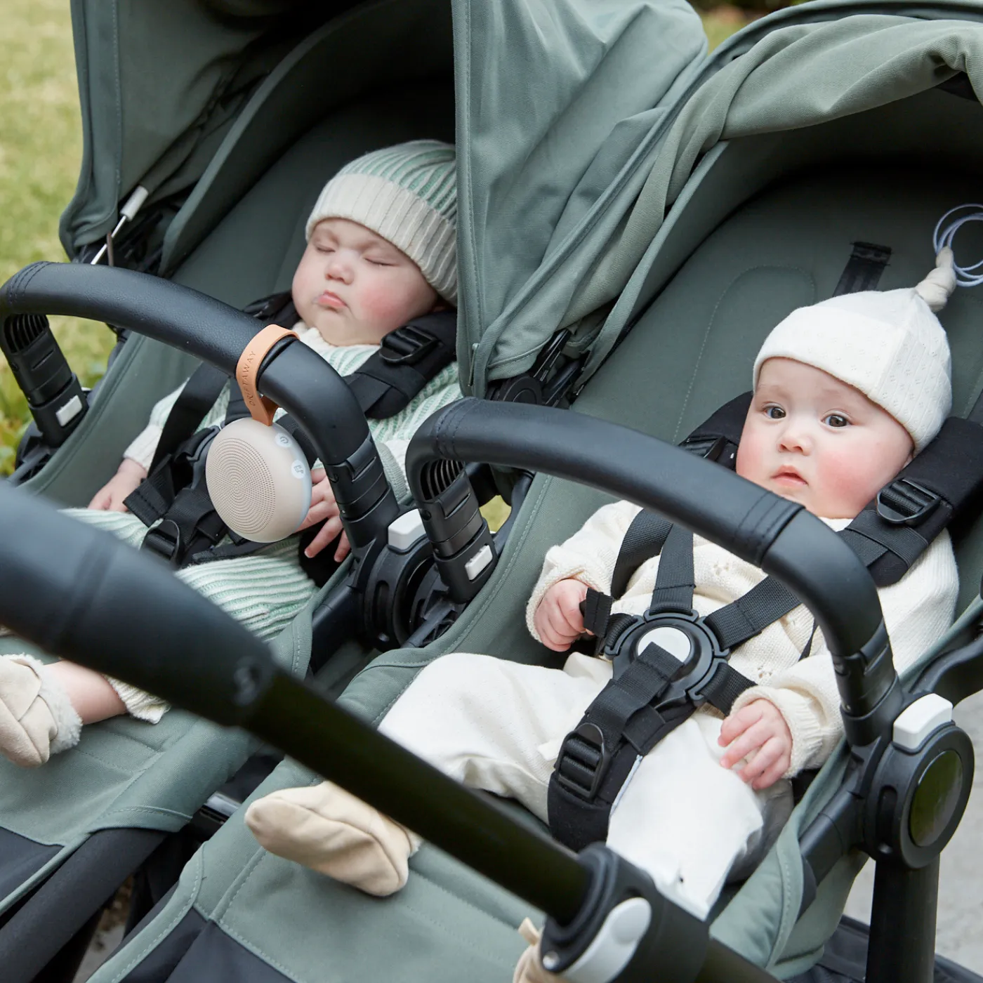 Bugaboo Donkey 5 Twin Bassinet and Seat Pram - Black/Forest Green