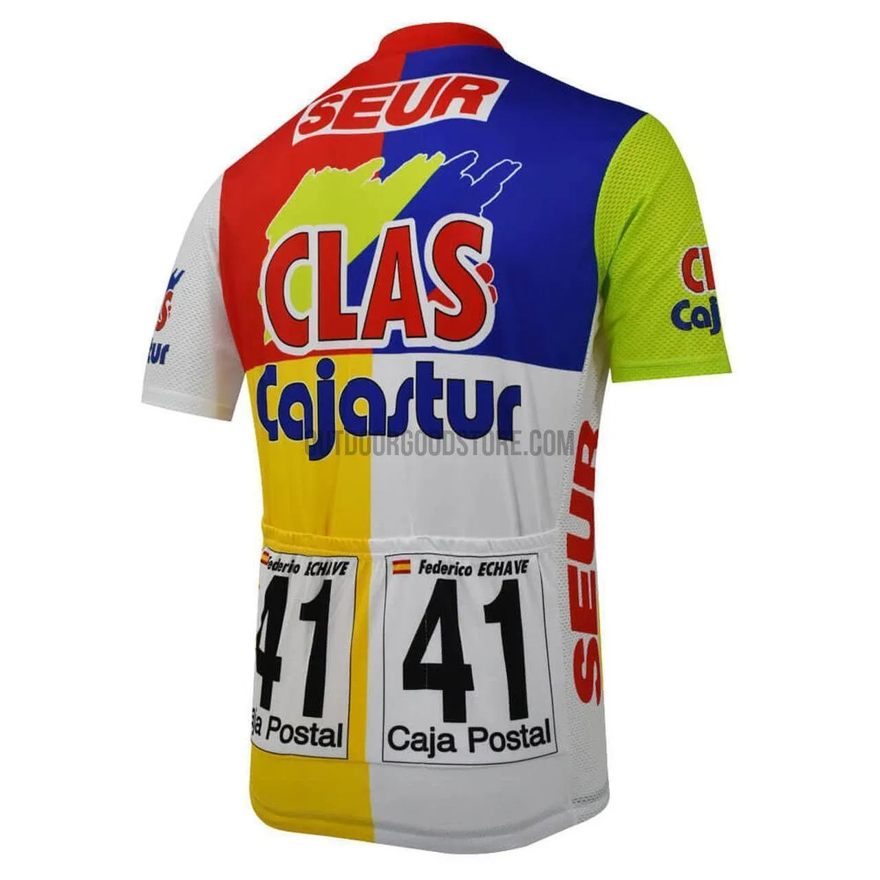 Clas Cajastur Seur Retro Cycling Jersey