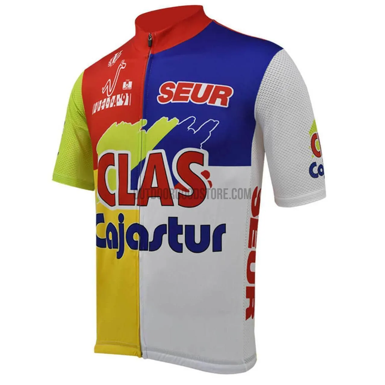 Clas Cajastur Seur Retro Cycling Jersey