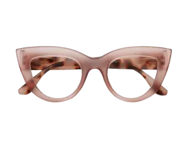 Claudia Reading Glasses Pink Havana