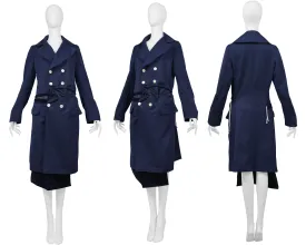 COMME DES GARCONS BLUE DECONSTRUCTED COAT 2008