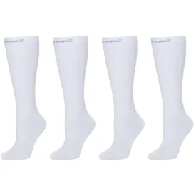 Compression Socks (20-30 mmHg) - White 2 Pack