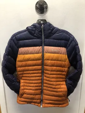 Cotopaxi Fuego Hooded Down Jacket, Navy/Orange, Women's XS