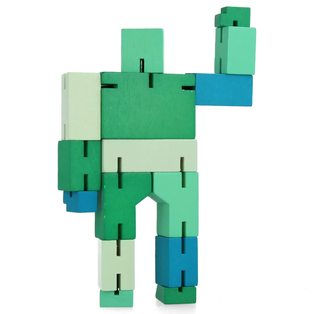 Cubebot - Small - Green Multi