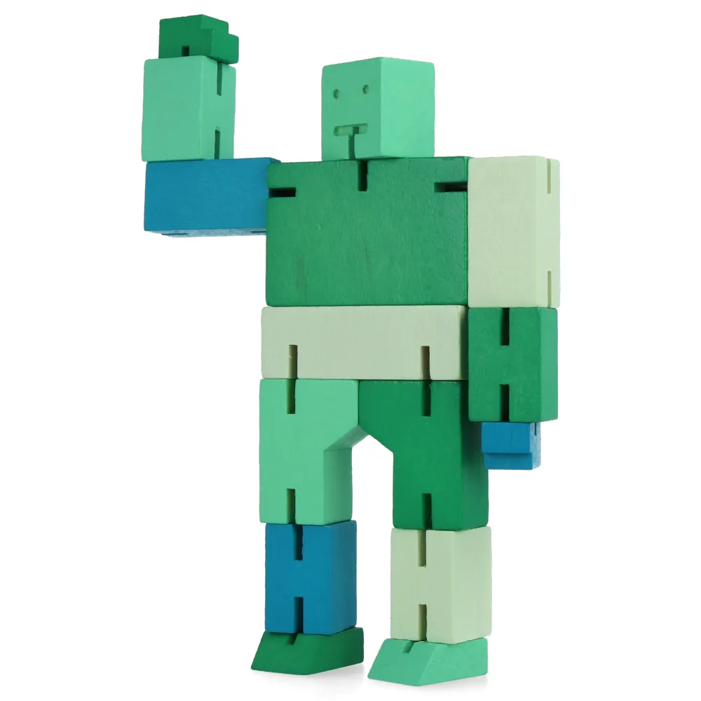 Cubebot - Small - Green Multi