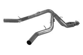 *Discontinued* 2007.5-2010 Duramax 4" DPF Back Dual Exhaust System (FLO 728)