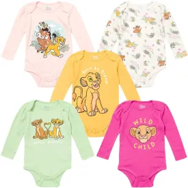 Disney Lion King 5 Pack Bodysuits