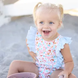 Double Ruffle One Piece | Happy Spots