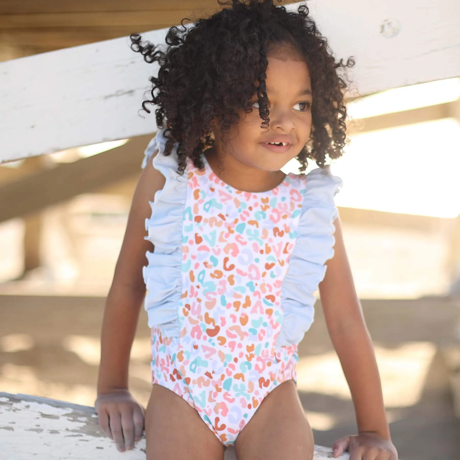 Double Ruffle One Piece | Happy Spots