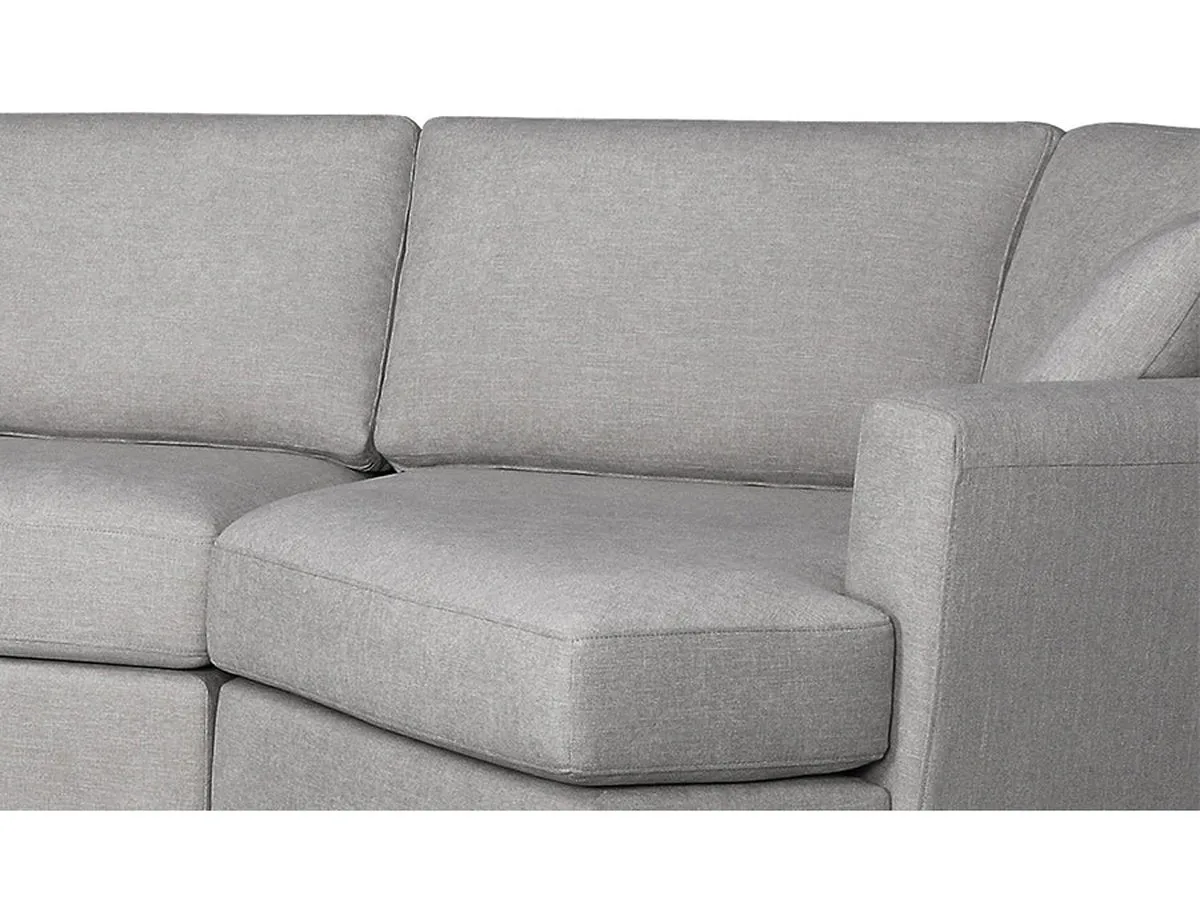 Elliot Fabric Cuddler Sectional