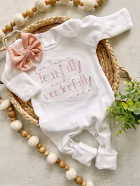 Fearfully & Wonderfully Made Romper