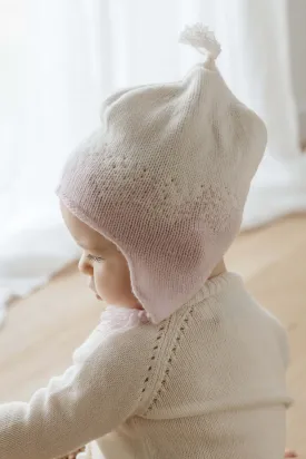 Hand Knitted Pink Ombre Cashmere Baby Hat