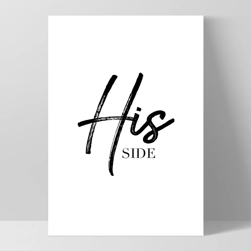 His Side - Art Print