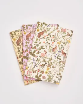 Meadow Creatures Notebooks Pack Of 3