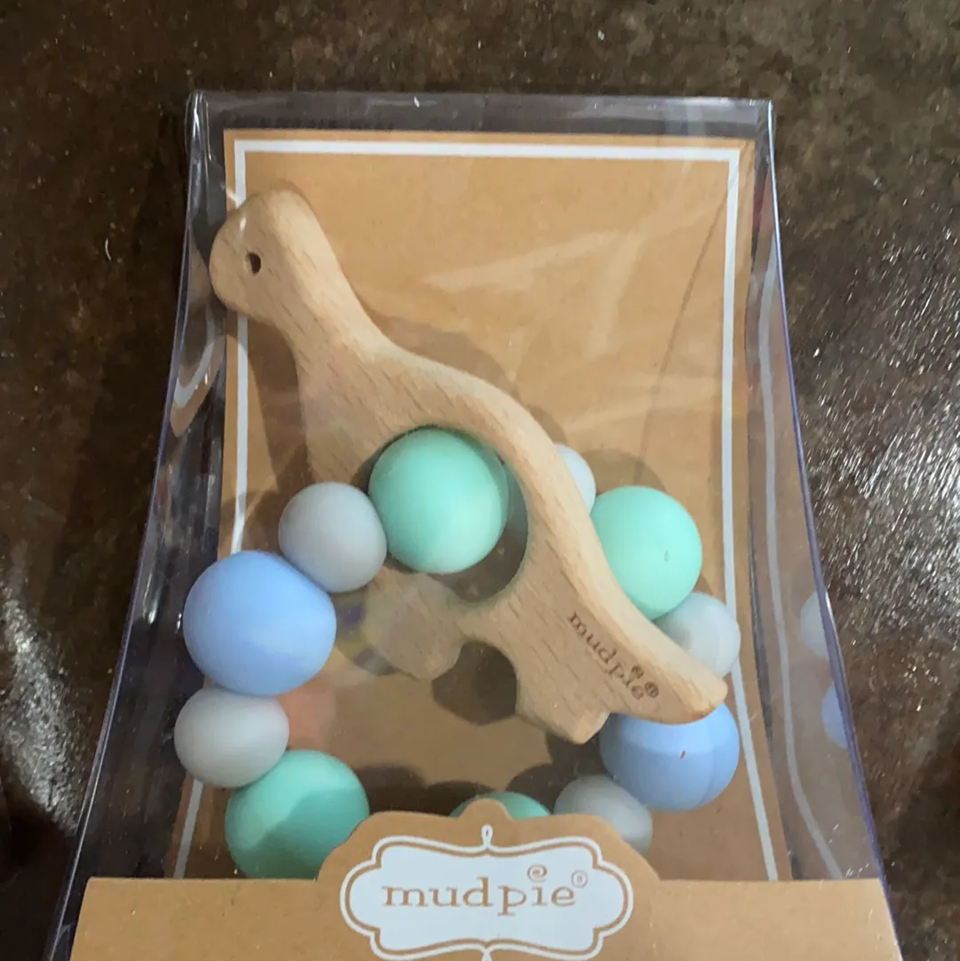 Nat. Wood/Silicone Teethers