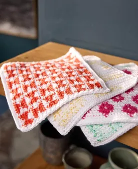 Patterned Tapestry Dishcloth Set