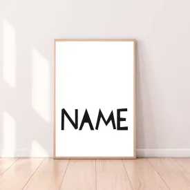 Personalized "Custom Name" Wall Art