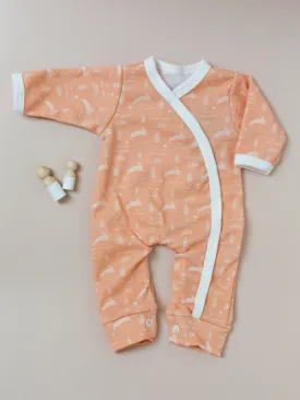 Prem Sleepsuit, Leaping Bunnies, Premium 100% Organic Cotton