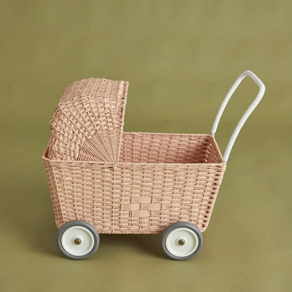 Rattan Strolley - Rose