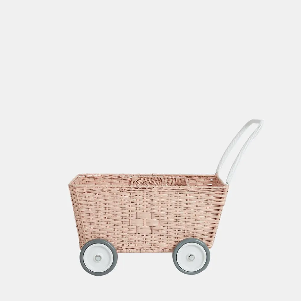 Rattan Strolley - Rose