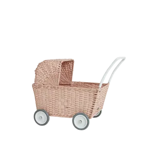 Rattan Strolley - Rose