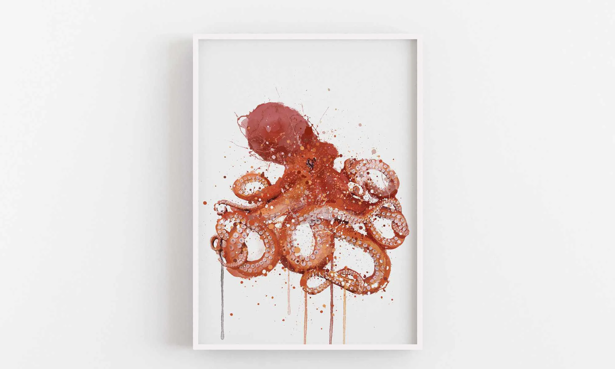 Sea Creature Wall Art Print 'Octopus'