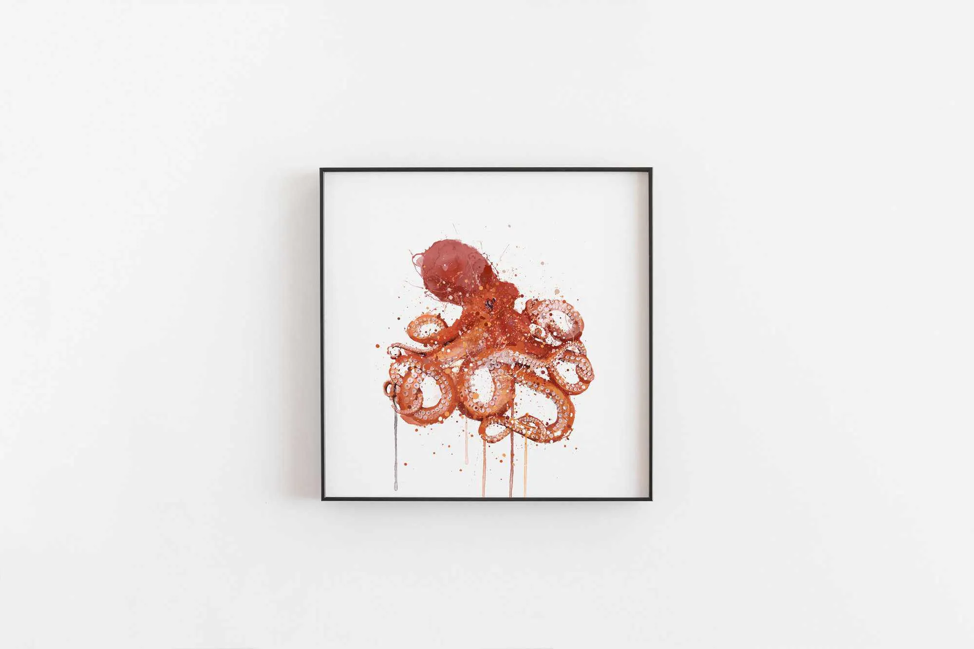 Sea Creature Wall Art Print 'Octopus'