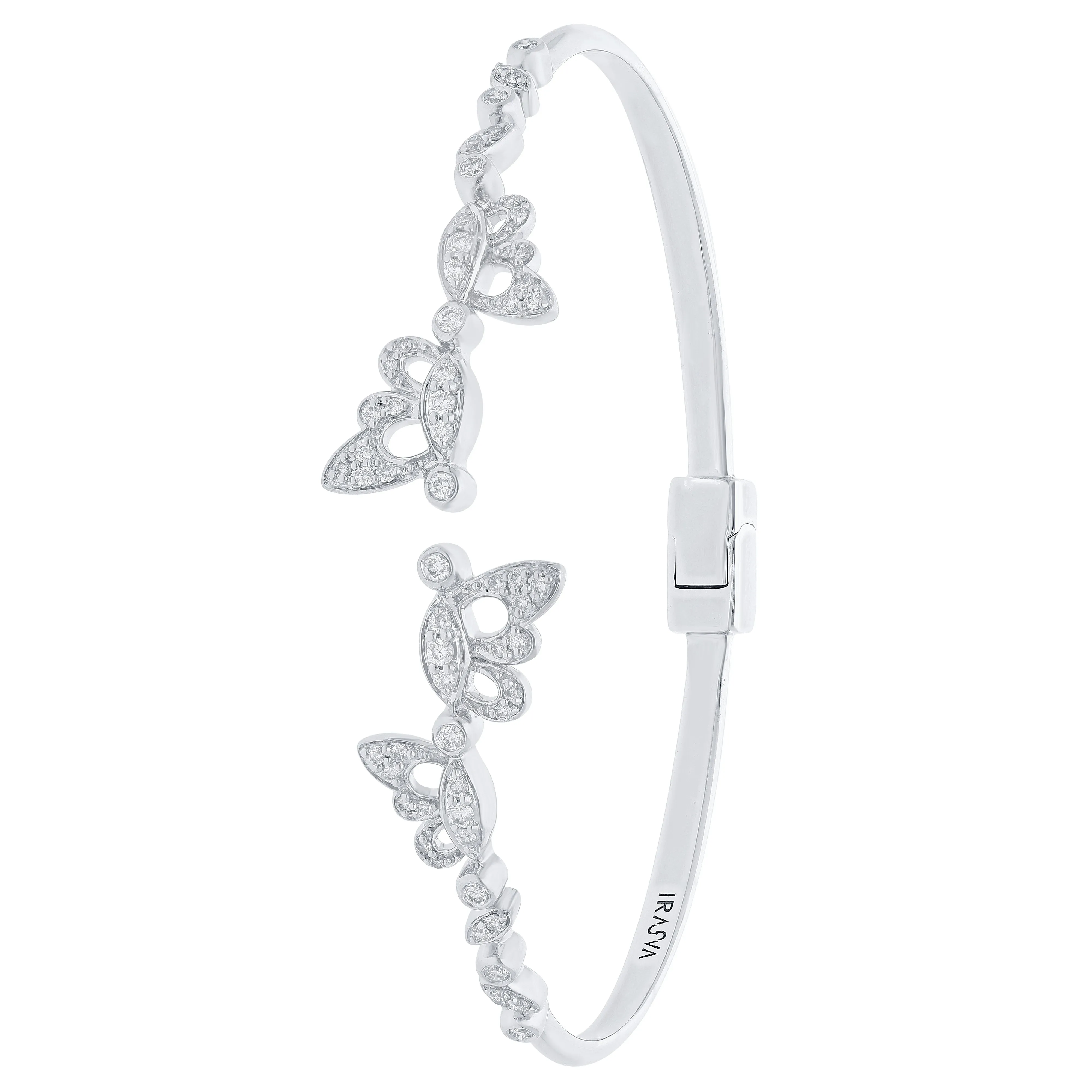 Skyward Bound Butterfly Diamond Bangle