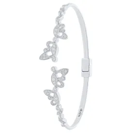 Skyward Bound Butterfly Diamond Bangle