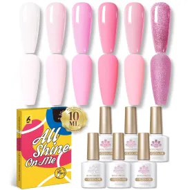 Soft Pink - Gel Polish 6 Colour Set