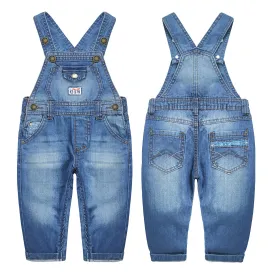 Toddler Baby Denim Overalls Soft Cute Jumpsuit