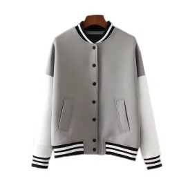 Varsity colorblock jacket